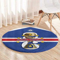 Cape Verde Football Round Carpet 2026 Tubaroes Azuis First-ever World Cup - Wonder Print Shop
