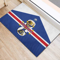 Cape Verde Football Rubber Doormat 2026 Tubaroes Azuis First-ever World Cup - Wonder Print Shop