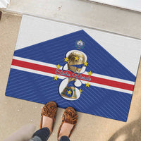 Cape Verde Football Rubber Doormat 2026 Tubaroes Azuis First-ever World Cup - Wonder Print Shop