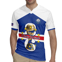 Personalized Cape Verde Football Rugby Jersey 2026 Tubaroes Azuis First-ever World Cup - Wonder Print Shop