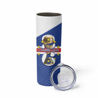Personalized Cape Verde Football Skinny Tumbler 2026 Tubaroes Azuis First-ever World Cup - Wonder Print Shop