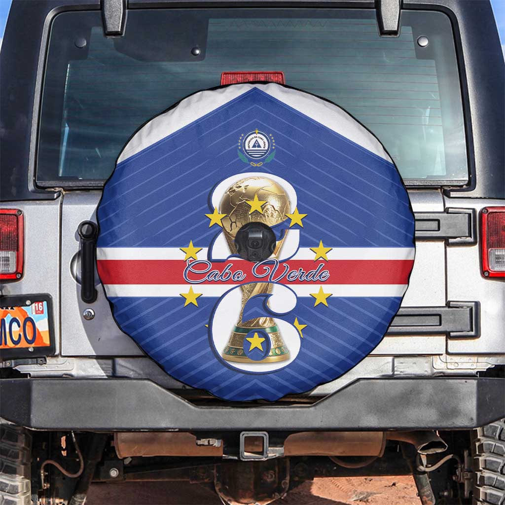 Cape Verde Football Spare Tire Cover 2026 Tubaroes Azuis First-ever World Cup - Wonder Print Shop