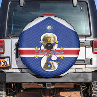 Cape Verde Football Spare Tire Cover 2026 Tubaroes Azuis First-ever World Cup - Wonder Print Shop