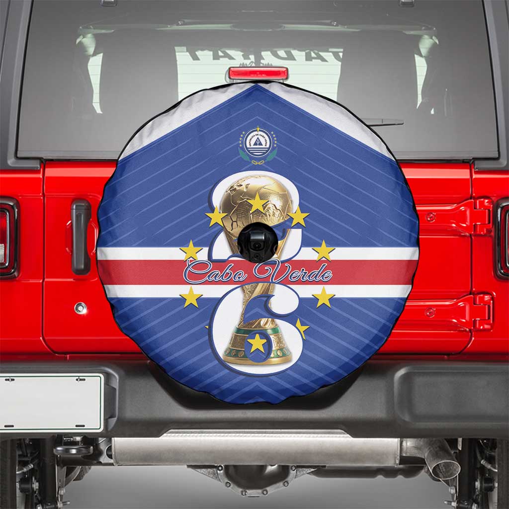 Cape Verde Football Spare Tire Cover 2026 Tubaroes Azuis First-ever World Cup - Wonder Print Shop