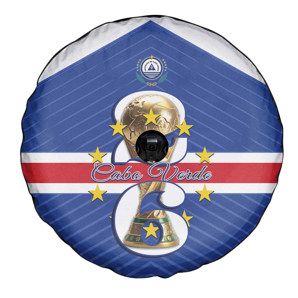 Cape Verde Football Spare Tire Cover 2026 Tubaroes Azuis First-ever World Cup - Wonder Print Shop