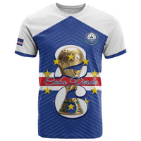 Personalized Cape Verde Football T Shirt 2026 Tubaroes Azuis First-ever World Cup - Wonder Print Shop