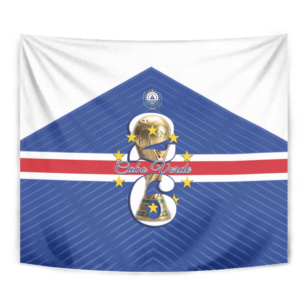 Cape Verde Football Tapestry 2026 Tubaroes Azuis First-ever World Cup - Wonder Print Shop