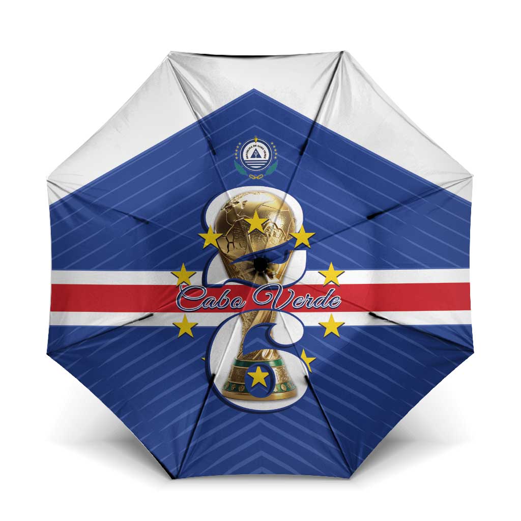 Cape Verde Football Umbrella 2026 Tubaroes Azuis First-ever World Cup - Wonder Print Shop