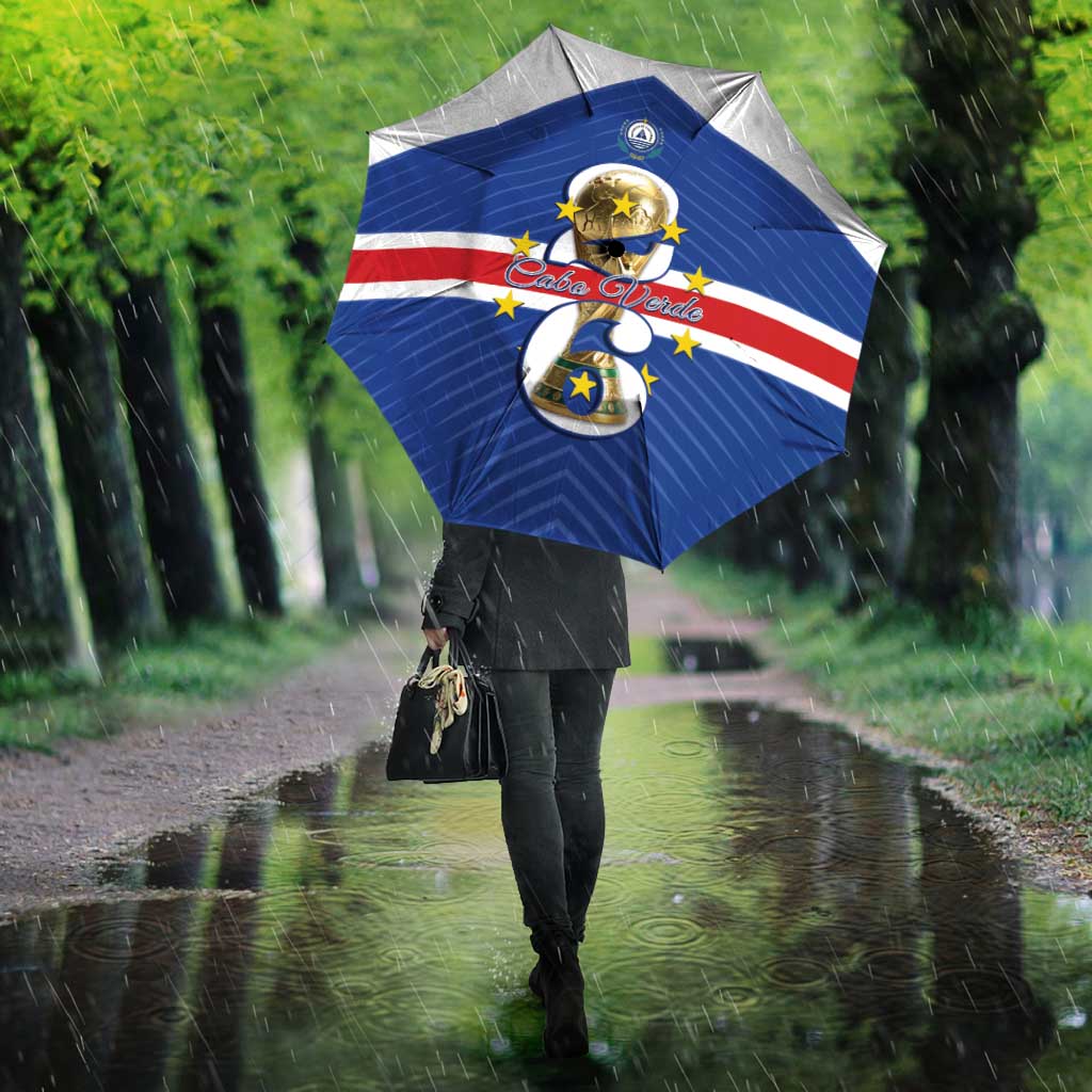 Cape Verde Football Umbrella 2026 Tubaroes Azuis First-ever World Cup - Wonder Print Shop