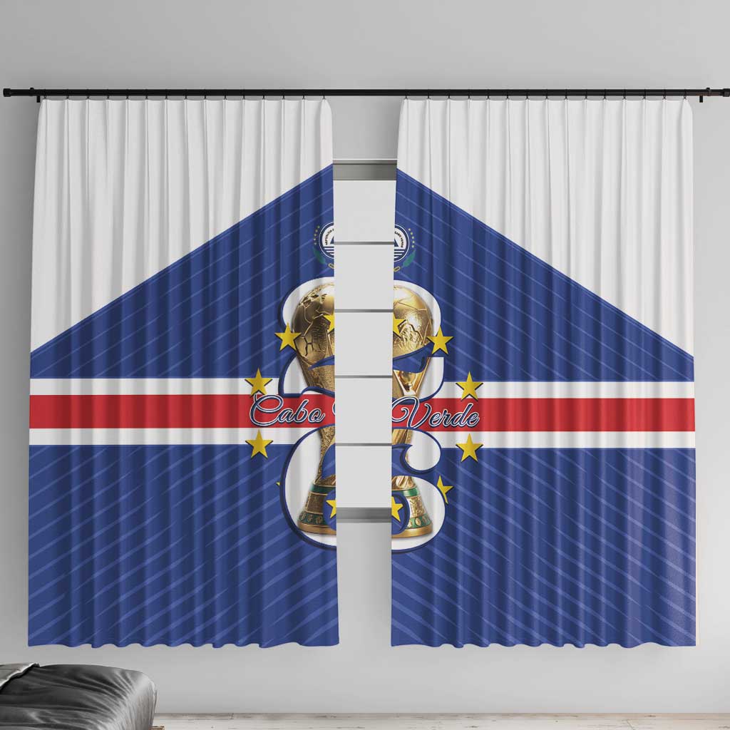 Cape Verde Football Window Curtain 2026 Tubaroes Azuis First-ever World Cup - Wonder Print Shop