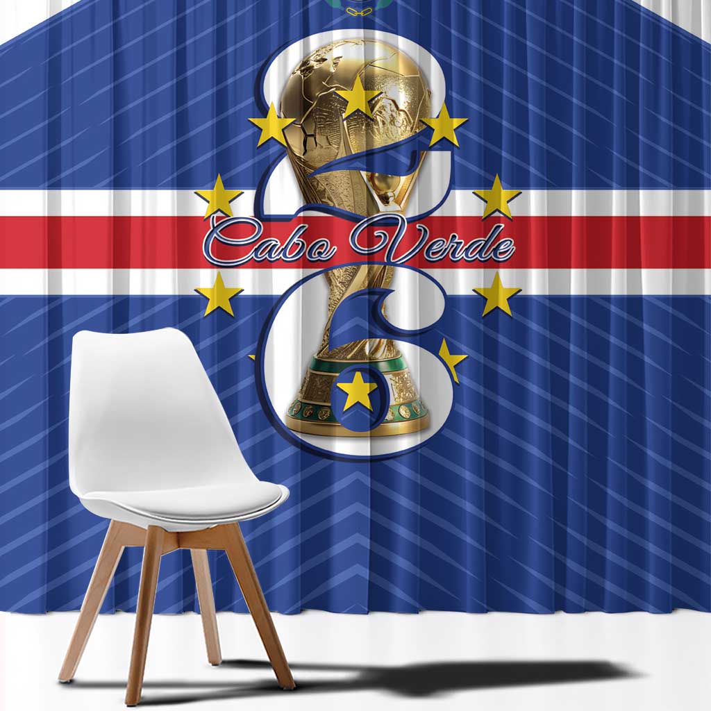 Cape Verde Football Window Curtain 2026 Tubaroes Azuis First-ever World Cup - Wonder Print Shop