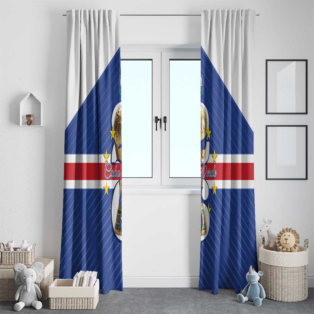 Cape Verde Football Window Curtain 2026 Tubaroes Azuis First-ever World Cup - Wonder Print Shop