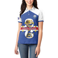 Personalized Cape Verde Football Women Polo Shirt 2026 Tubaroes Azuis First-ever World Cup - Wonder Print Shop