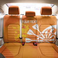 Personalised Netherlands Darts Back Car Seat Cover Holland National Color - Grunge Style - Wonder Print Shop