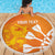Personalised Netherlands Darts Beach Blanket Holland National Color - Grunge Style - Wonder Print Shop