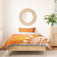 Personalised Netherlands Darts Bedding Set Holland National Color - Grunge Style - Wonder Print Shop