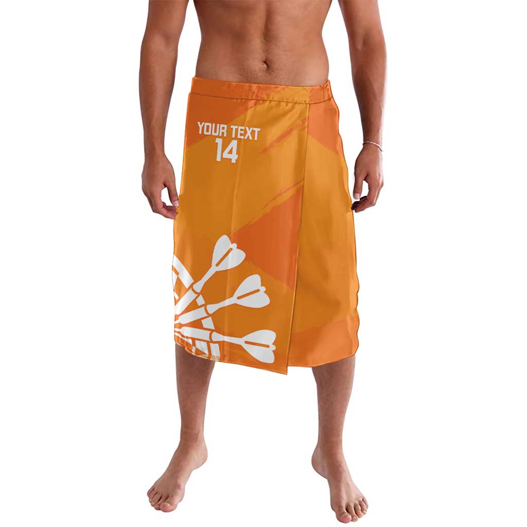 Personalised Netherlands Darts Lavalava Holland National Color - Grunge Style - Wonder Print Shop