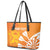 Personalised Netherlands Darts Leather Tote Bag Holland National Color - Grunge Style - Wonder Print Shop