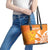 Personalised Netherlands Darts Leather Tote Bag Holland National Color - Grunge Style - Wonder Print Shop