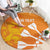 Personalised Netherlands Darts Round Carpet Holland National Color - Grunge Style