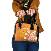 Personalised Netherlands Darts Shoulder Handbag Holland National Color - Grunge Style