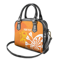 Personalised Netherlands Darts Shoulder Handbag Holland National Color - Grunge Style
