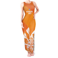 Personalised Netherlands Darts Tank Maxi Dress Holland National Color - Grunge Style - Wonder Print Shop