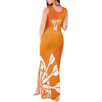 Personalised Netherlands Darts Tank Maxi Dress Holland National Color - Grunge Style - Wonder Print Shop