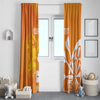 Personalised Netherlands Darts Window Curtain Holland National Color - Grunge Style - Wonder Print Shop