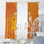 Personalised Netherlands Darts Window Curtain Holland National Color - Grunge Style - Wonder Print Shop