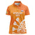 Personalised Netherlands Darts Women Polo Shirt Holland National Color - Grunge Style - Wonder Print Shop