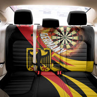 Germany Darts Back Car Seat Cover Flaming Dartboard Style - Wonder Print Shop