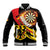Germany Darts Baseball Jacket Flaming Dartboard Style - Wonder Print Shop