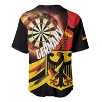 Germany Darts Baseball Jersey Flaming Dartboard Style - Wonder Print Shop