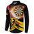 Germany Darts Button Sweatshirt Flaming Dartboard Style - Wonder Print Shop