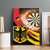 Germany Darts Canvas Wall Art Flaming Dartboard Style - Wonder Print Shop
