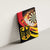 Germany Darts Canvas Wall Art Flaming Dartboard Style - Wonder Print Shop
