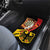 Germany Darts Car Mats Flaming Dartboard Style - Wonder Print Shop