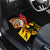 Germany Darts Car Mats Flaming Dartboard Style - Wonder Print Shop