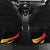 Germany Darts Car Mats Flaming Dartboard Style - Wonder Print Shop