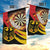 Germany Darts Garden Flag Flaming Dartboard Style - Wonder Print Shop