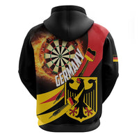 Germany Darts Hoodie Flaming Dartboard Style - Wonder Print Shop