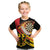Germany Darts Kid T Shirt Flaming Dartboard Style - Wonder Print Shop