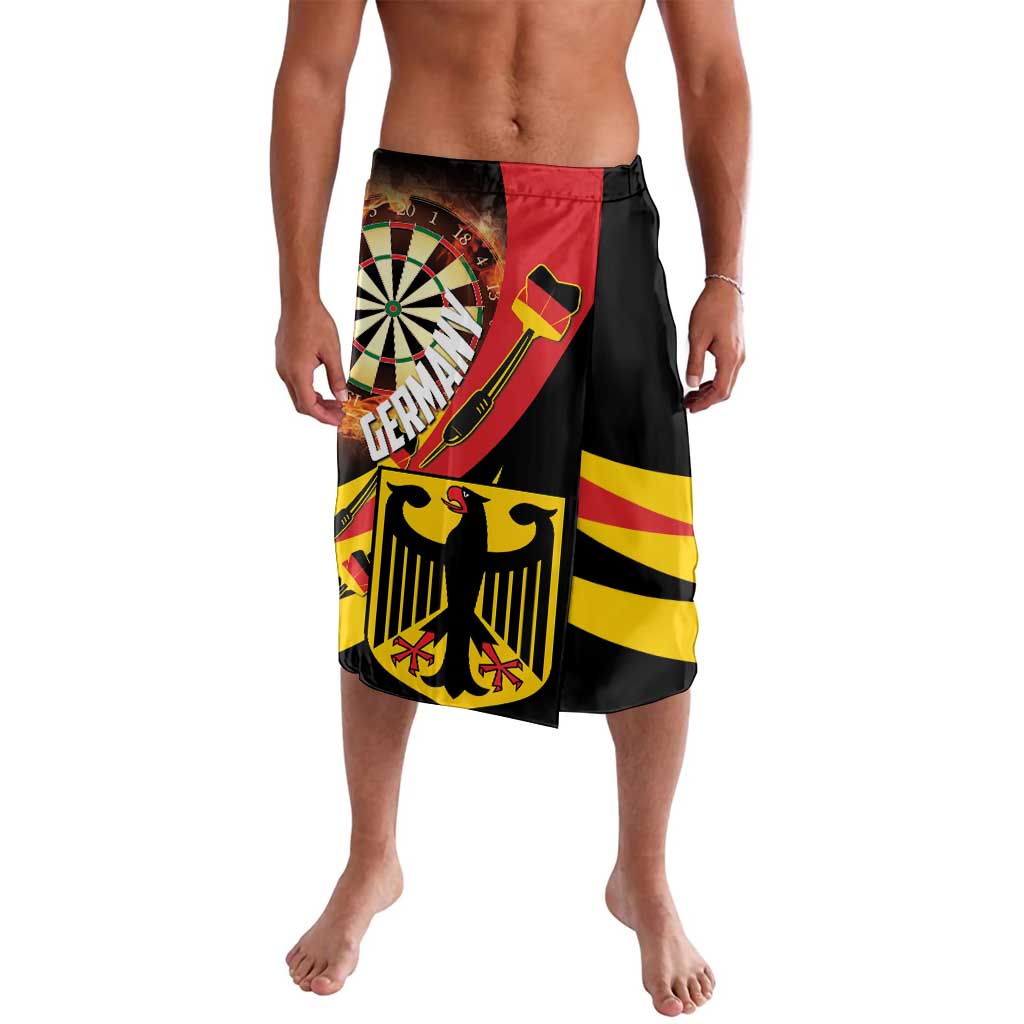 Germany Darts Lavalava Flaming Dartboard Style - Wonder Print Shop