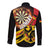 Germany Darts Long Sleeve Button Shirt Flaming Dartboard Style - Wonder Print Shop