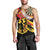 Germany Darts Men Tank Top Flaming Dartboard Style - Wonder Print Shop