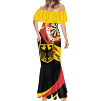 Germany Darts Mermaid Dress Flaming Dartboard Style - Wonder Print Shop