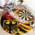 Germany Darts Round Carpet Flaming Dartboard Style