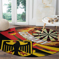 Germany Darts Round Carpet Flaming Dartboard Style