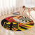 Germany Darts Round Carpet Flaming Dartboard Style